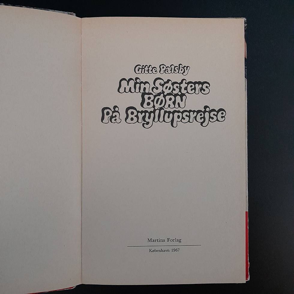 Miniaturebillede: Min søsters børn på brylluprejse af Gitte Palsby fra 1967