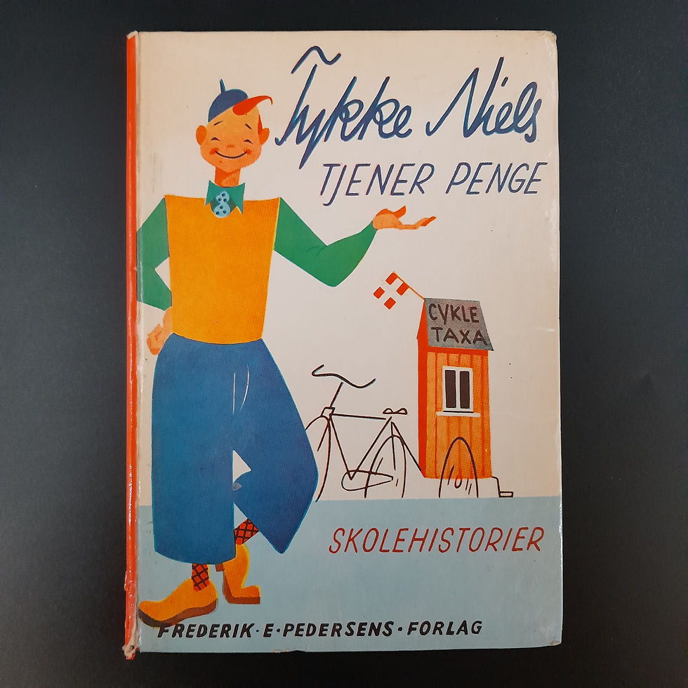 Tykke Niels tjener penge bog