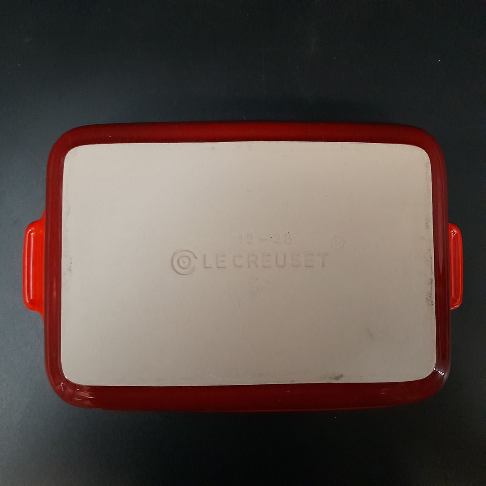Miniaturebillede: Le Creuset Heritage fad i rødt
