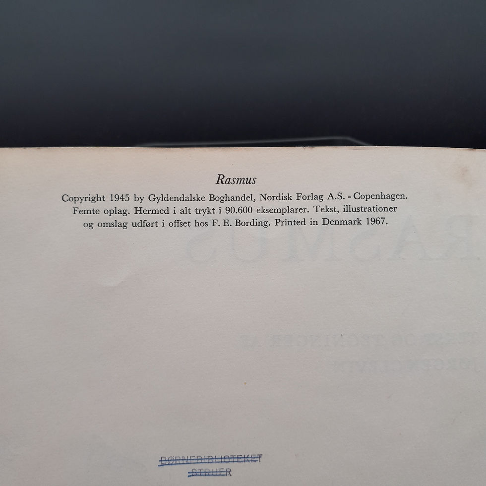 Rasmus af Jørgen Clevin - børnebog