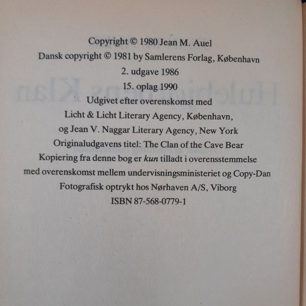 Miniaturebillede: Hulebjørnens Klan af Jean M. Auel