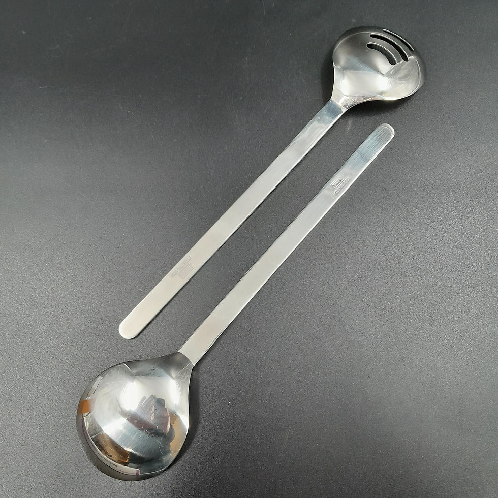 Salatsæt i højglanspoleret 18/10 ædestål