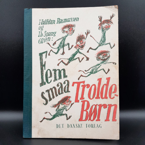 Fem Smaa Trolde Børn af Halfdan Rasmussen 1948 1. udgave