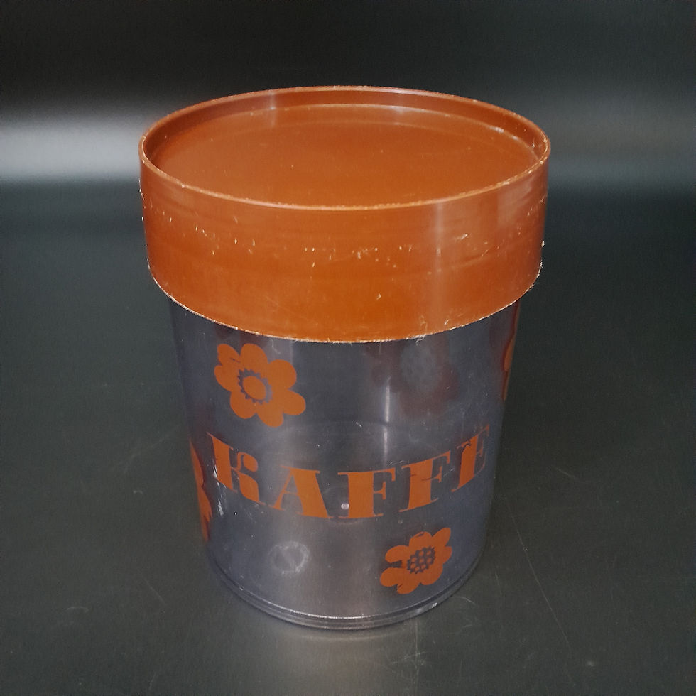 Miniaturebillede: Erik Kold kaffe dåse 6035/50 med brunt låg