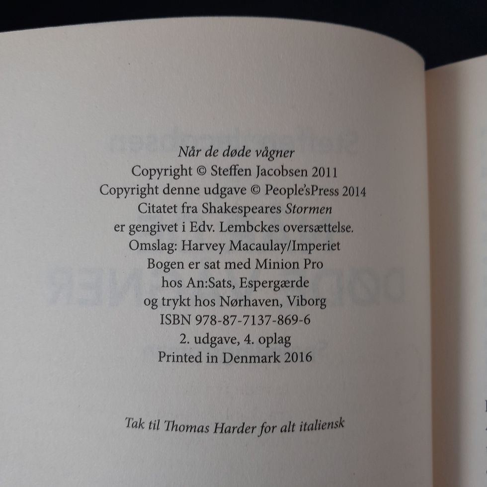Miniaturebillede: Når de døde vågner af Steffen Jacobsen