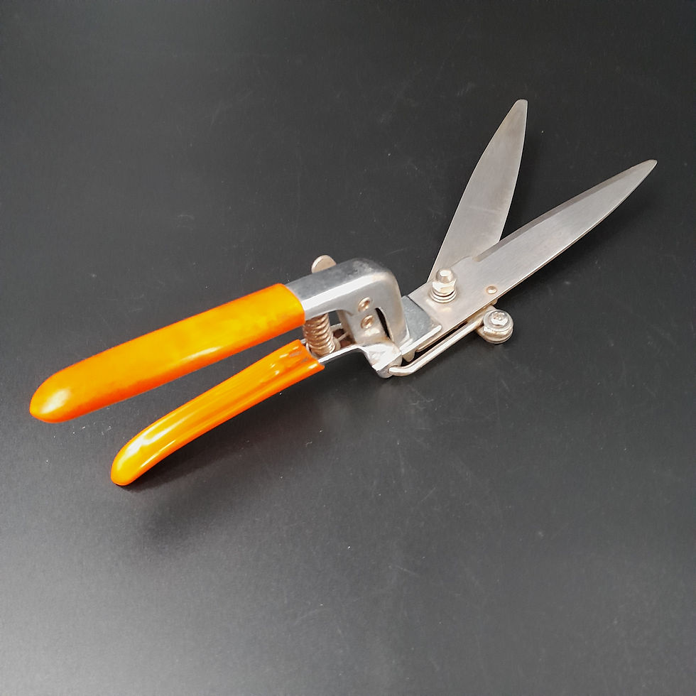 Miniaturebillede: Justerbar græssaks i metal