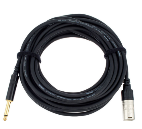 10m Male XLR to Jack Male