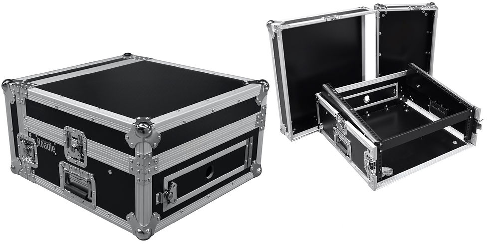 2 Unit Alloy Slant Case - 2RU Front