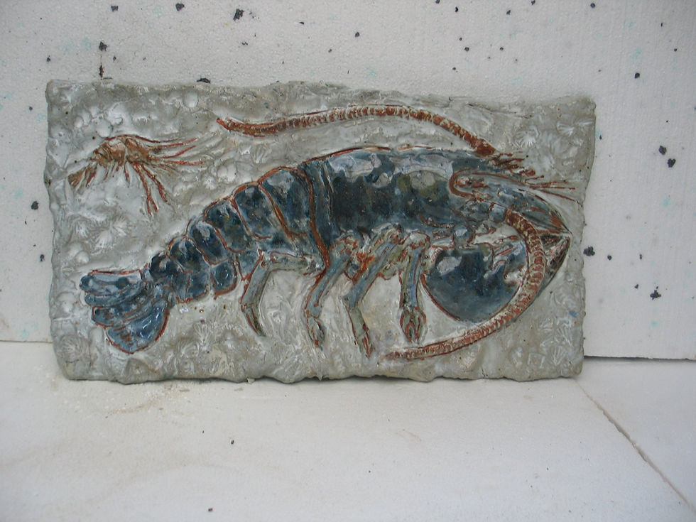 Lobster plaque 2ft x 15in