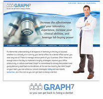 Graph7 Website and logo Identity for dentists in the East Bay Area to have on demand service for their medical devices and products.