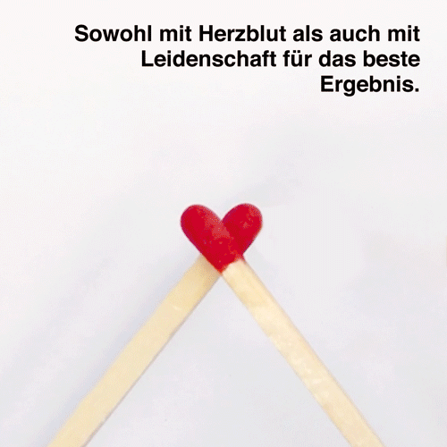 Die Woran Wir Glauben GmbH arbeitet stehts mit Leidenschaft und Herzblut für das beste Ergebnis