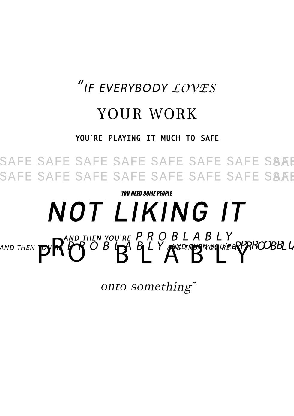 graphic text composition