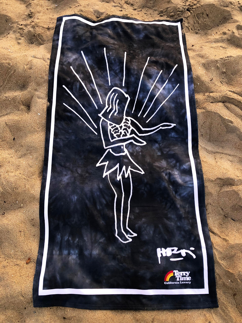 Thumbnail: The Hula Bluez Beach Towel