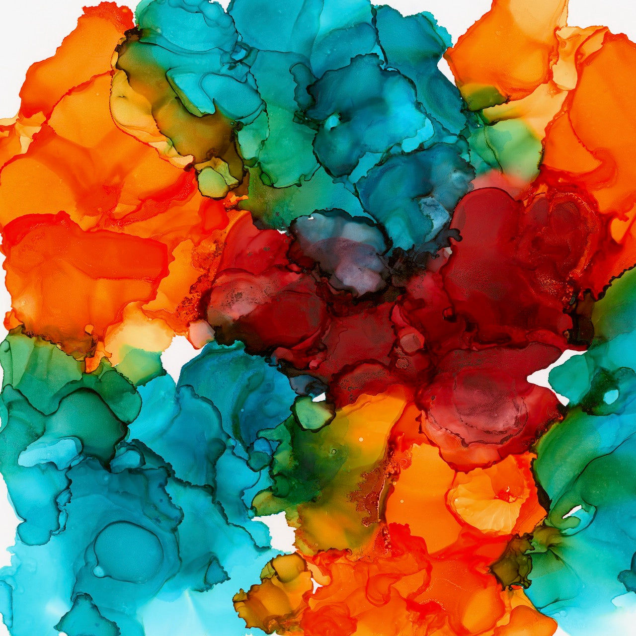 Color Bang 16- Triptych A