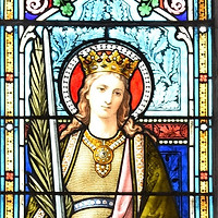 Vitrail Sainte-Catherine église Saint-Ma