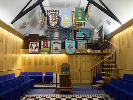 George becomes a Master Mason!