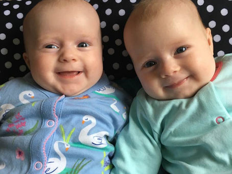 2 more grandaughters for V.W. Bro. Cliff Drake - They're twins!