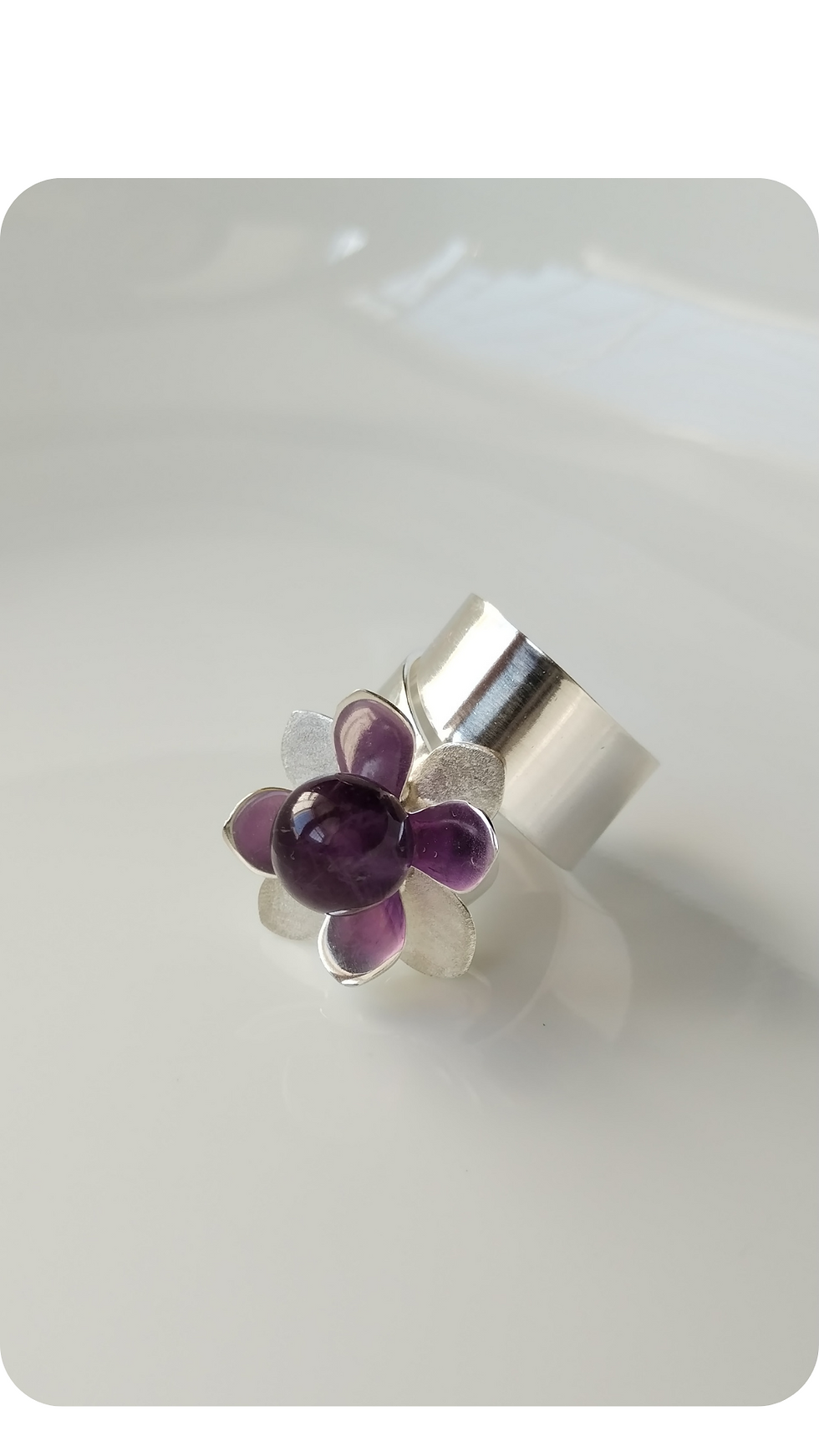 Miniatura: Anillo Amatista Flor de Loto