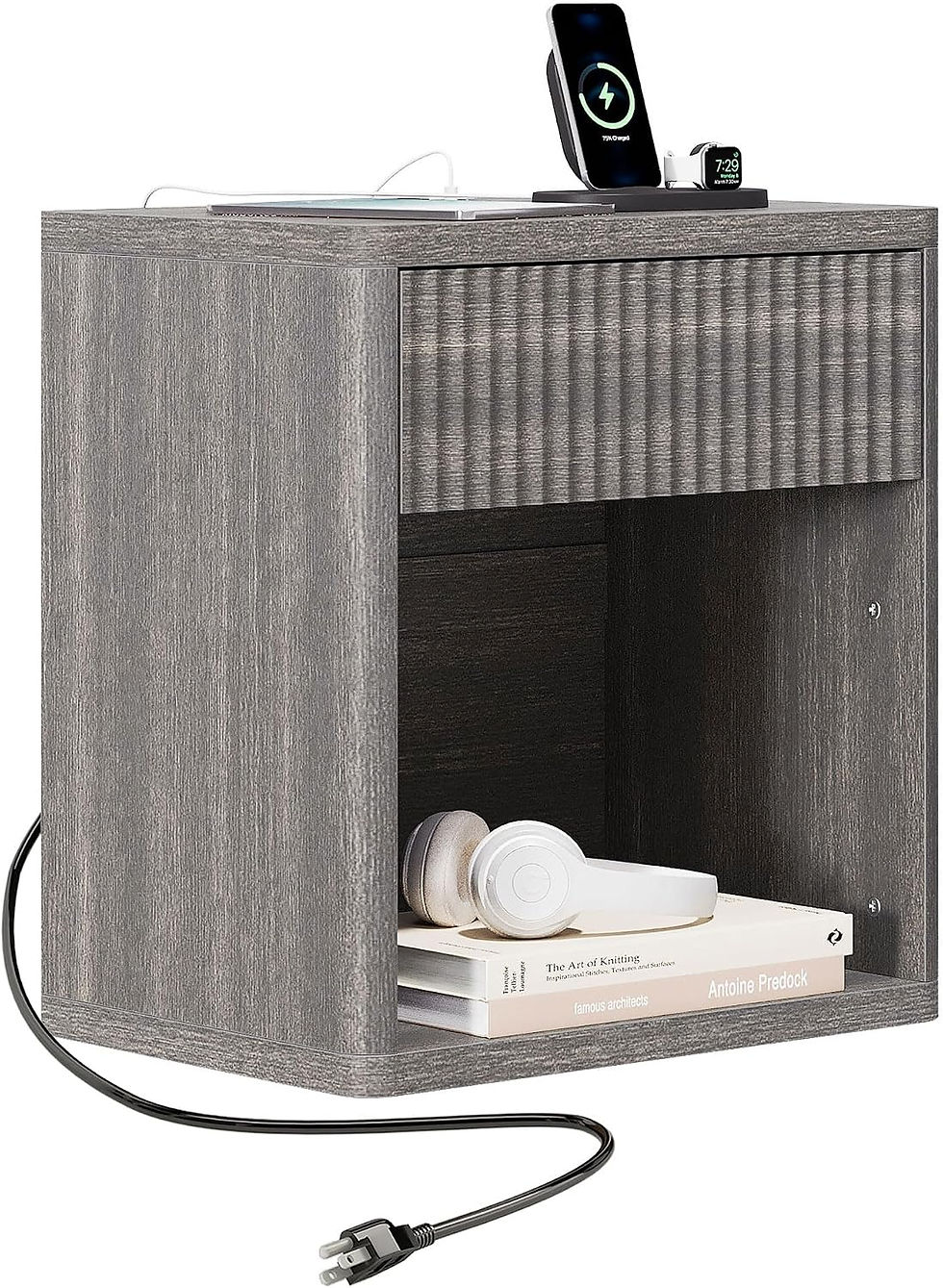 Miniatura: Ref. 000180SICOTAS Night Stand Set of 2  with Drawer Storage Bed Side