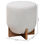 Miniatura: Ref. 2264 Ottoman con base de Madera 
