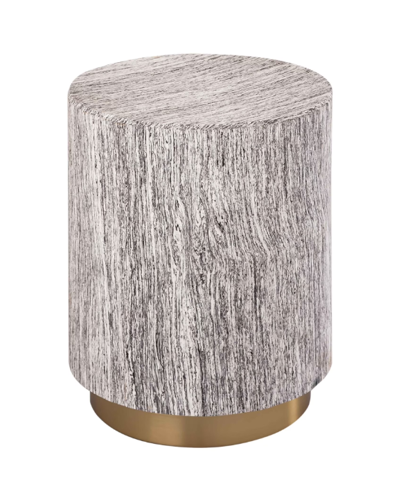 Miniatura: Ref: 2388 TOV Furniture Dahlia Mesa Auxiliar Blanca
