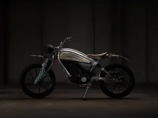 Motototem: Royal Enfield Flying Flea and Mattia Biagi at Milan Design Week