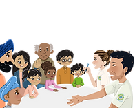 kids and caregivers sharing voices in interview with BP team.png