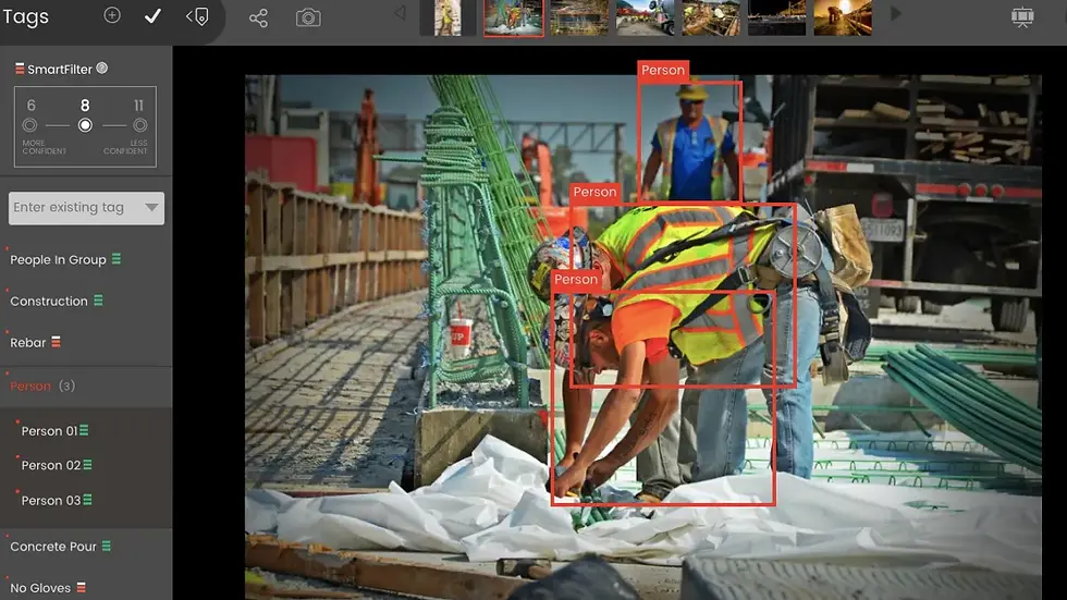 Snapshot from Smartvid.io