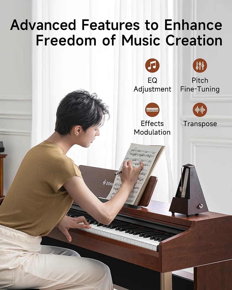 Miniature : Donner DDP-200 PRO Digital Piano with Touchscreen (Brown)