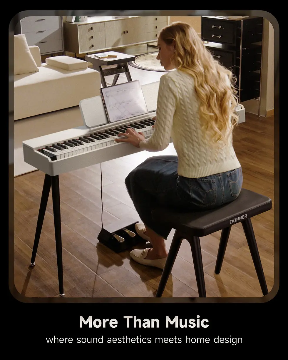 Thumbnail: Donner OURA™ S100 Home Digital Piano (White)