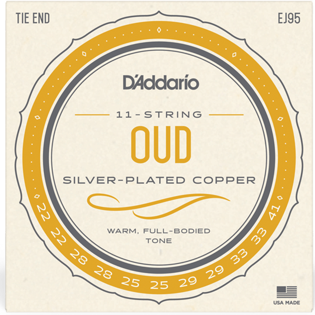 D'addario - Corde OUD - Silver Plated Normal Copper - Tension  - 11 Cordes