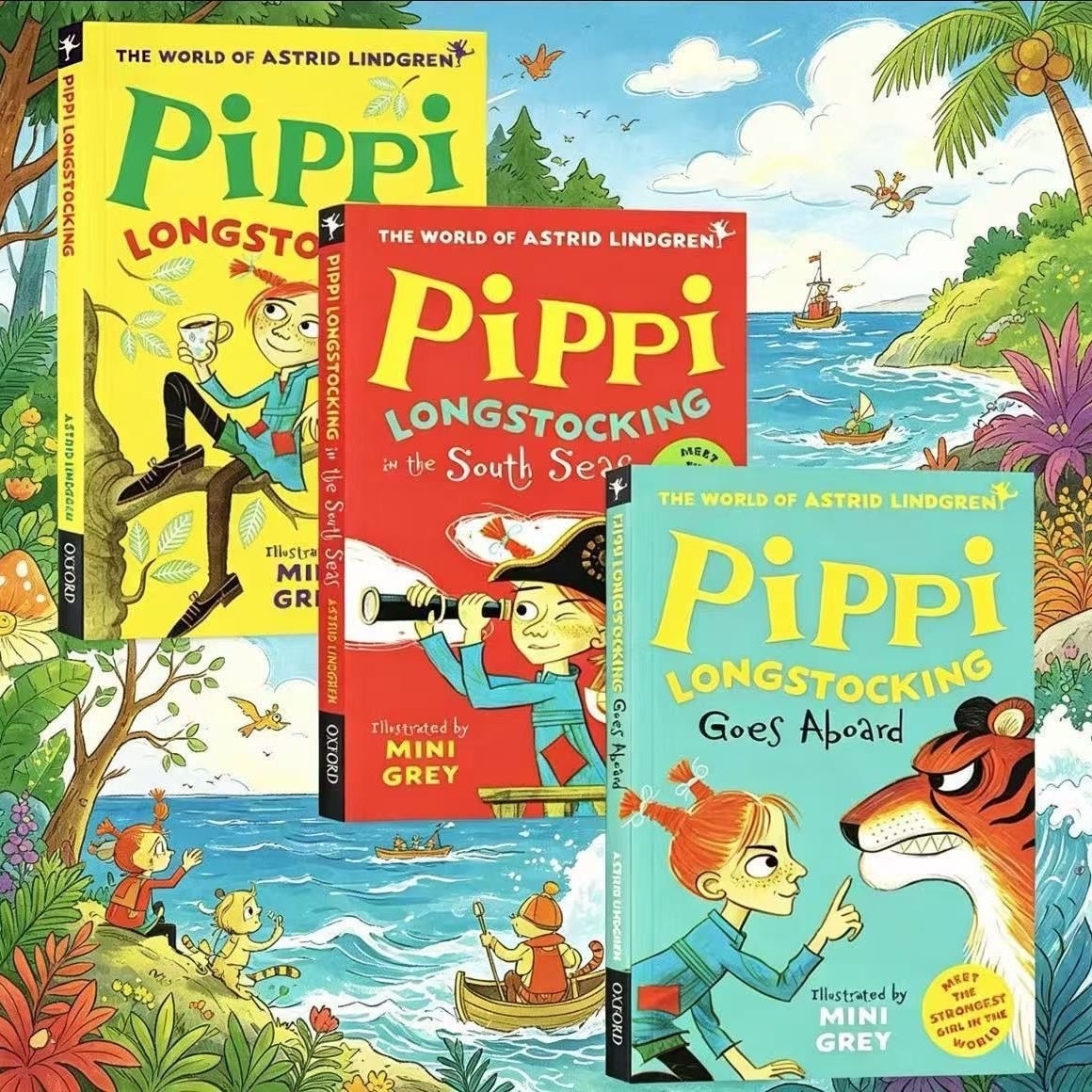 Pippi Longstocking《長襪皮皮繪本小說》