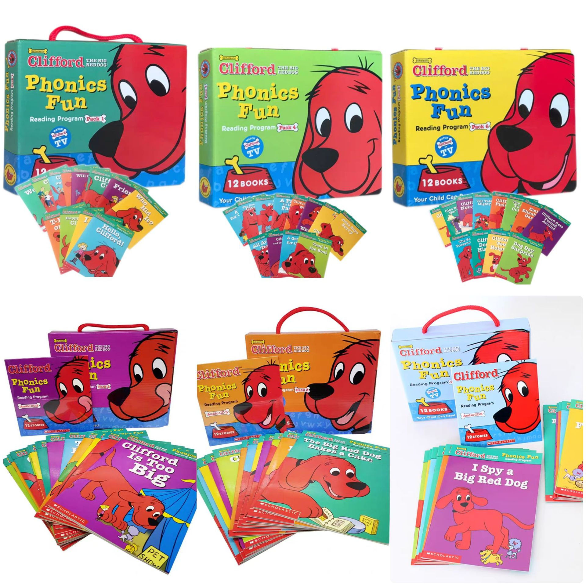 Clifford the Big Red Dog Phonics Fun《大紅狗克利福德自然拼讀》