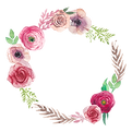 花輪のイラスト