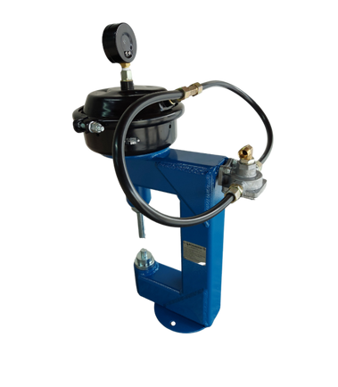 REBITADEIRA PNEUMÁTICA DE BANCADA PARA LONA DE FREIO DE CAMINHÕES E CARRETAS.