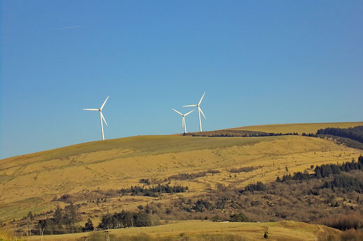 View of Rhondda Valley
