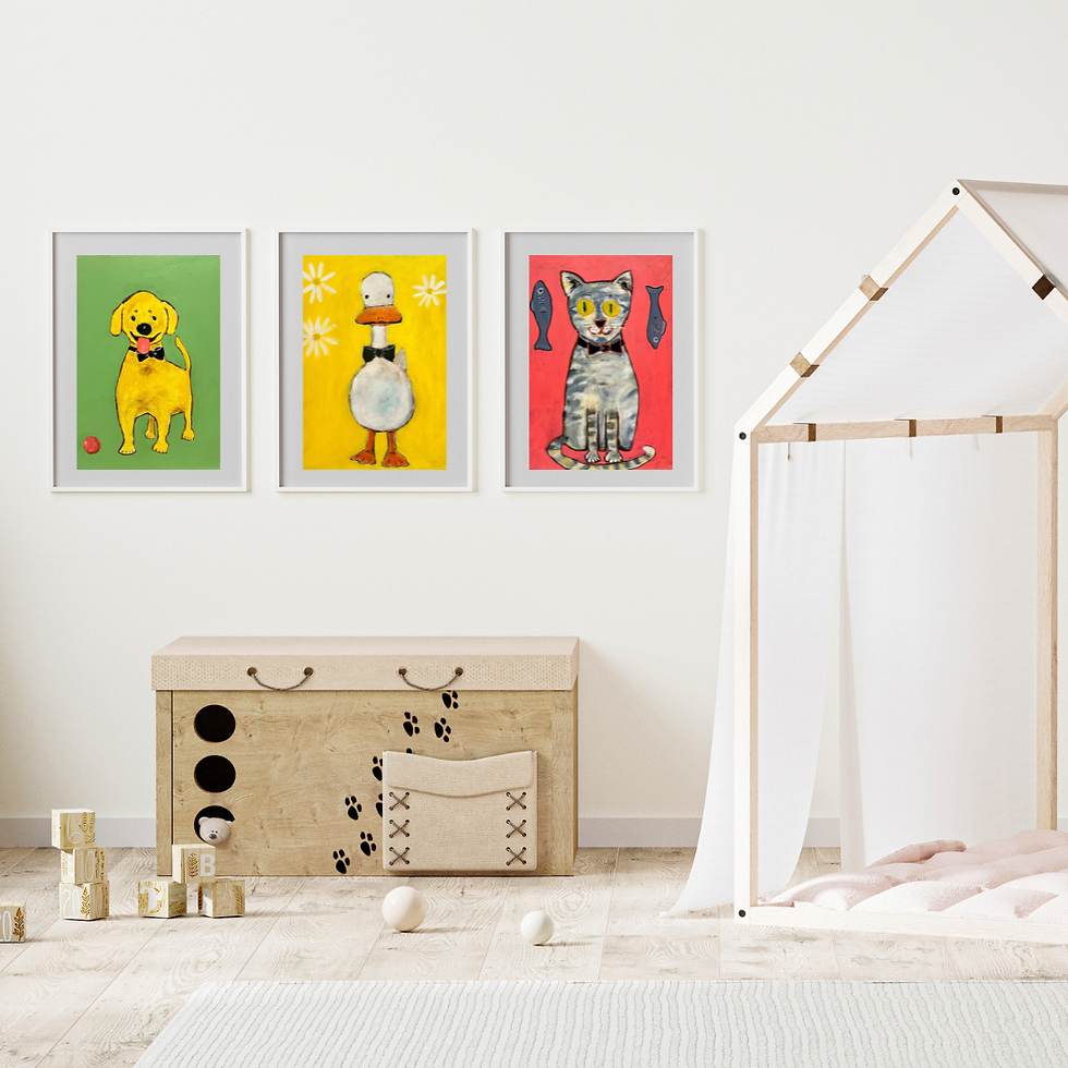 Thumbnail: Art Print - Farm Animal Series - Cat