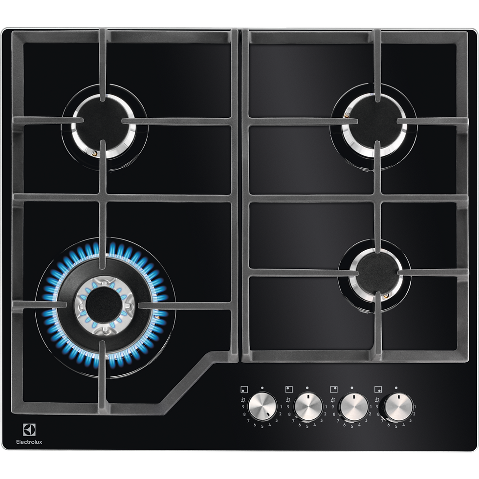 כיריים גז Electrolux שחור STEP POWER - KGG64362K