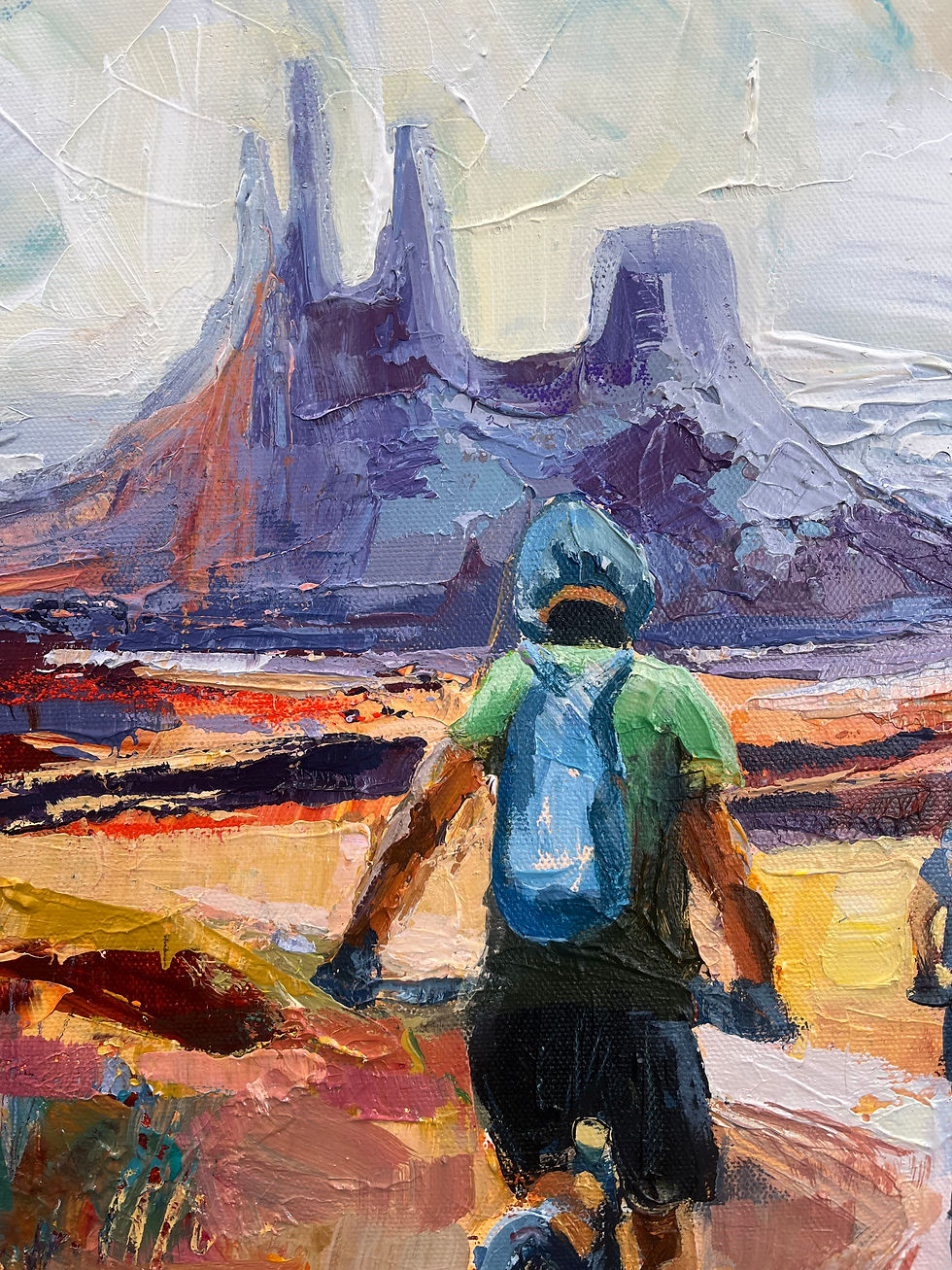 Thumbnail: 🔴 sold  Slickrock 20x20" (with frame)