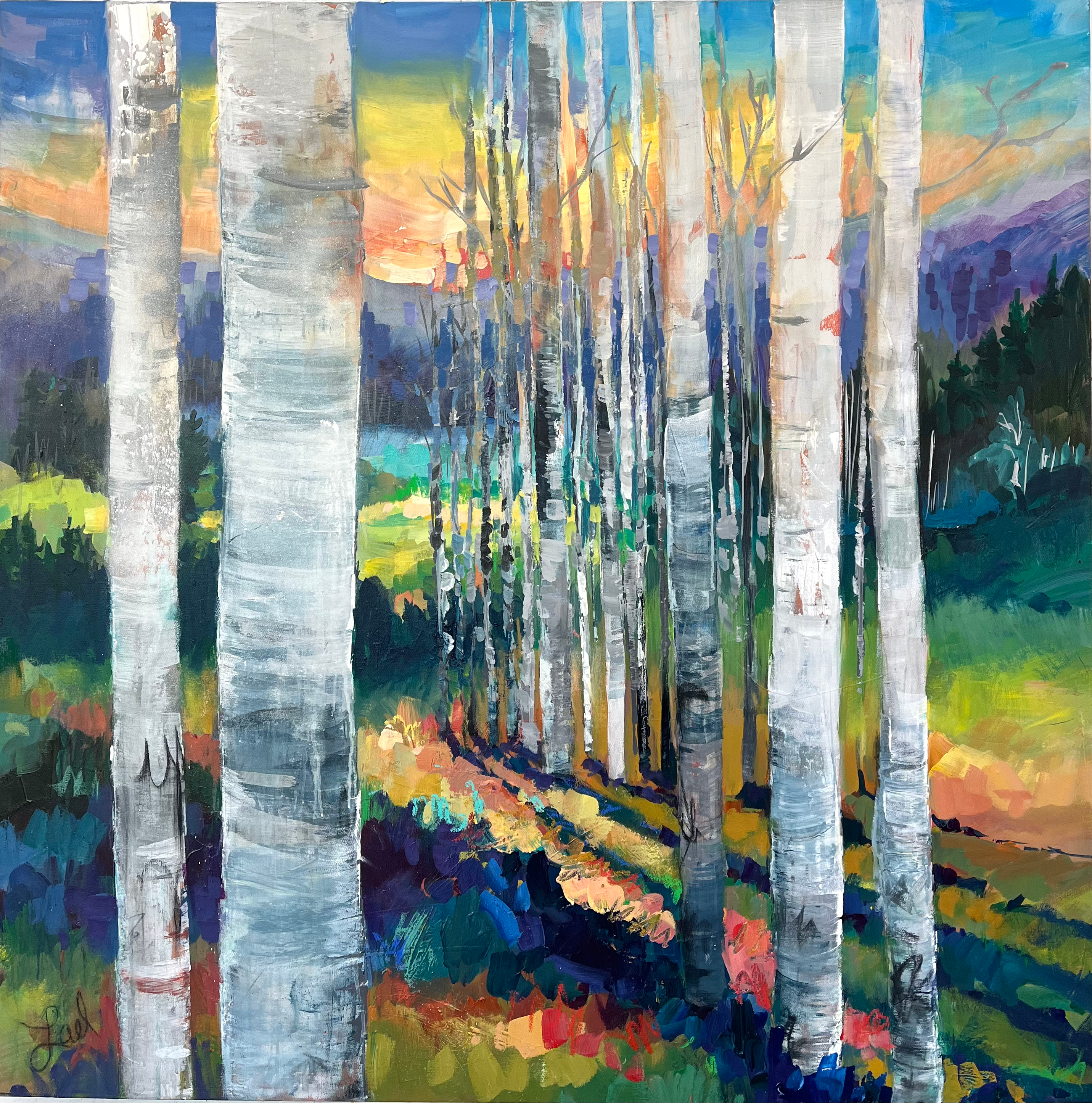 🔴 sold Steeped in Sunlight 48x48"
