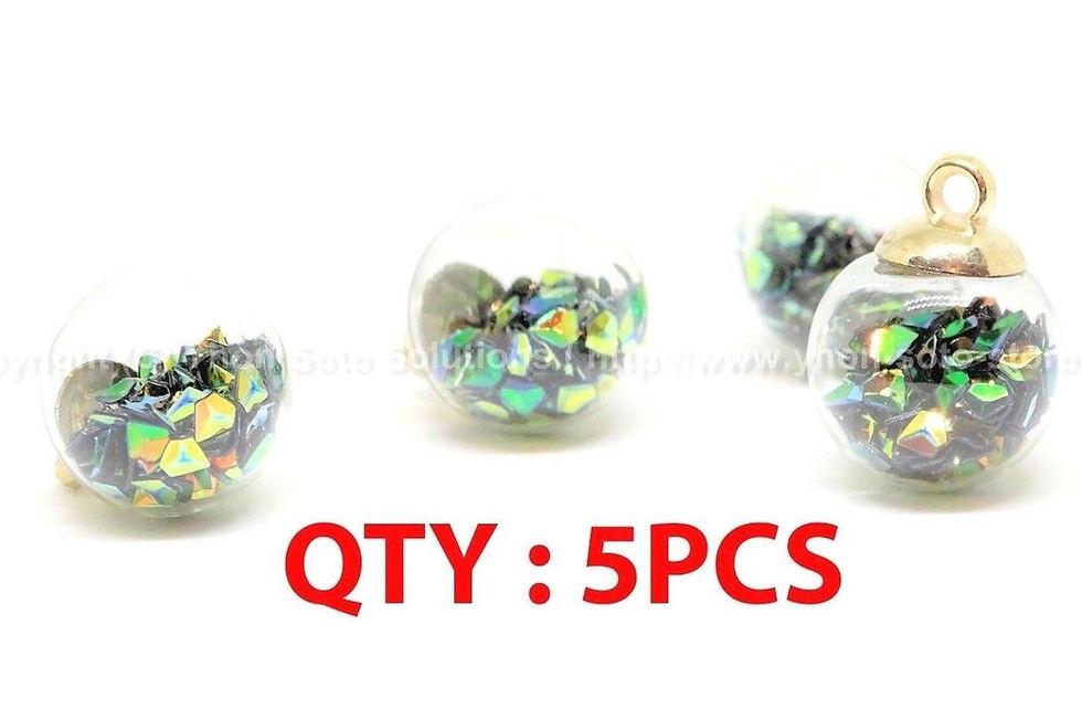 Christmas Party Decorations  Sparkling Balls [Pack of 5]