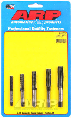ARP 911-0006 1/4-20, 5/16-18, 3/8-16, 7/16-14, 1/2-13 thread cleaning tap set