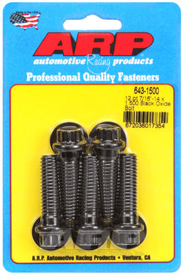 ARP 643-1500 7/16-14 x 1.500 12pt black oxide bolts