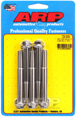 ARP 725-3250 3/8-24 x 3.250 hex 7/16 wrenching SS bolts