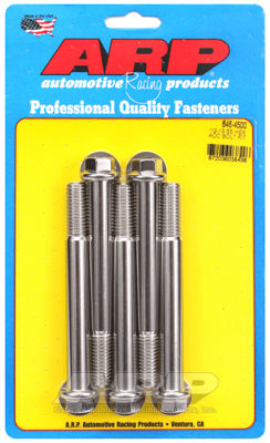 ARP 646-4500 1/2-13 x 4.500 hex SS bolts