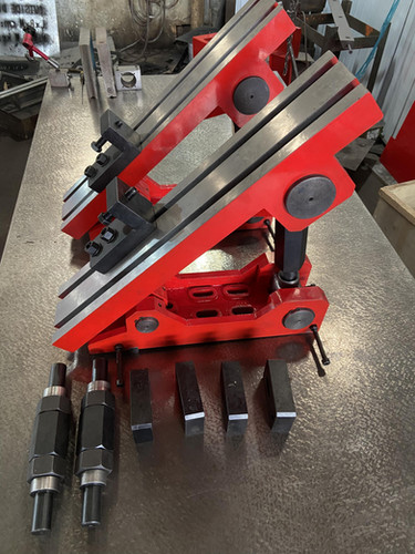 Heavy Duty V Block Fixture w Supports | Engine Builders Ware