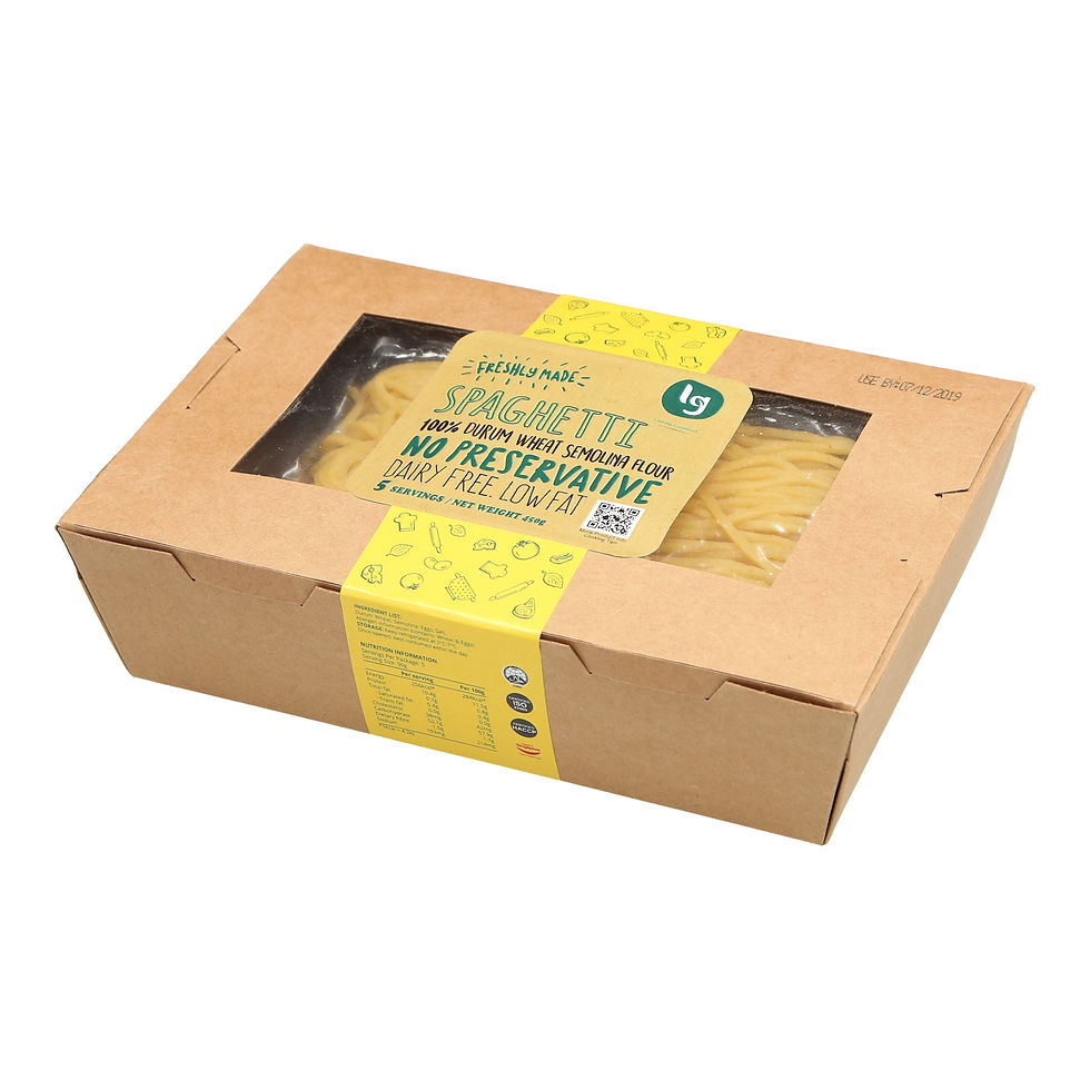 A Packet of 450g LG Foods Fresh Spaghetti