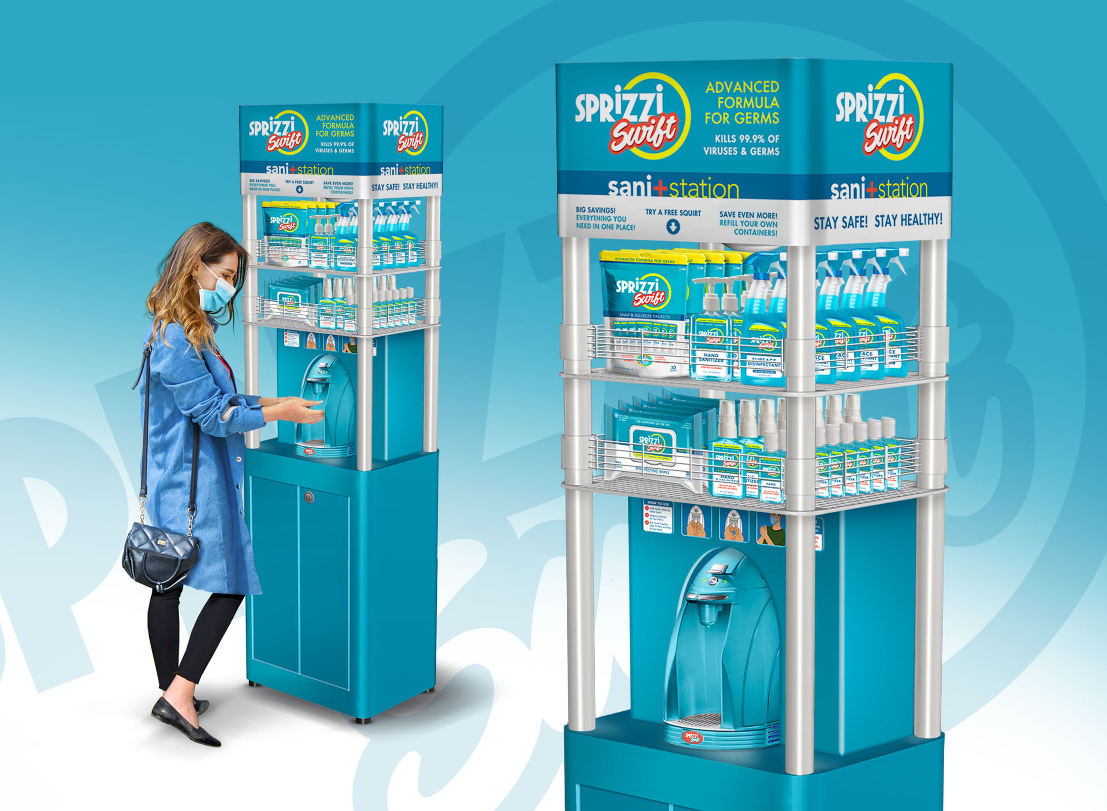 SPRiZZiSwift Sani-Station