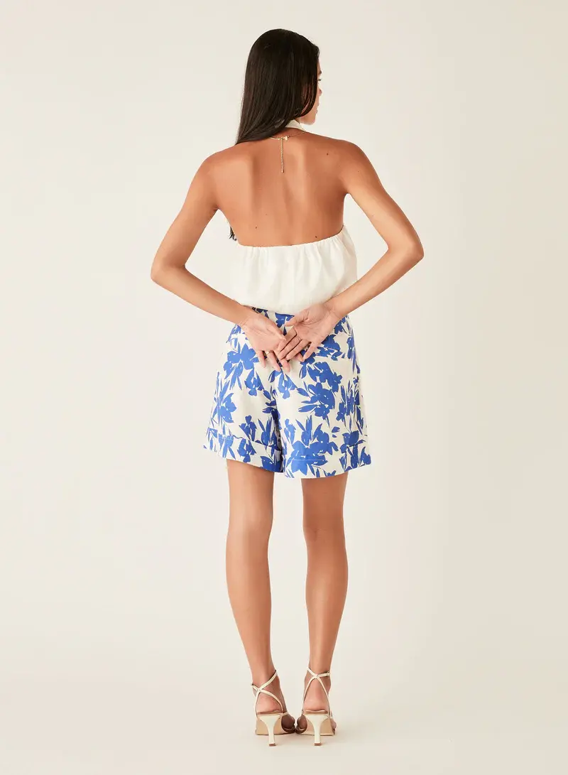 Thumbnail: ESMAEE DIVINE DRAP NECK HALTER TOP