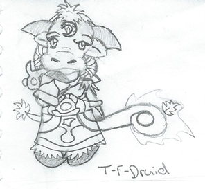 Tauren Druid Character inspired by World of Warcraft
